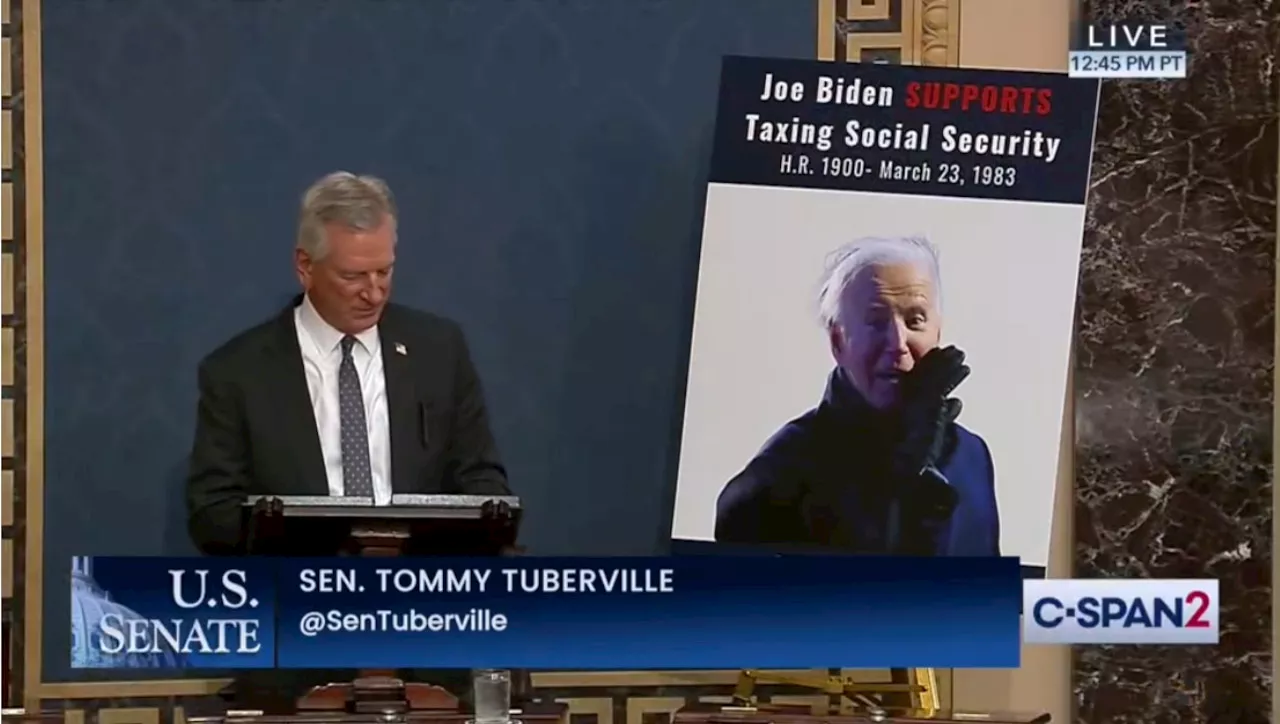 Tommy Tuberville calls Social Security a ‘big Ponzi scheme’