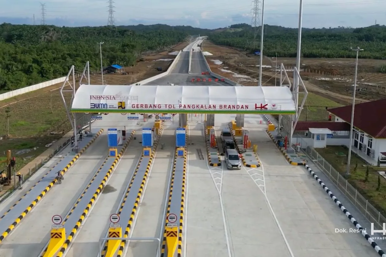 Tol Binjai-Pangkalan Brandan rampung, perjalanan jadi 40 menit