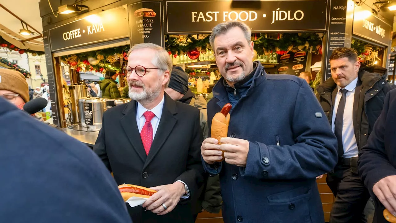 Söder trifft Fiala: Bayern und Tschechien gegen Verbrenner-Aus