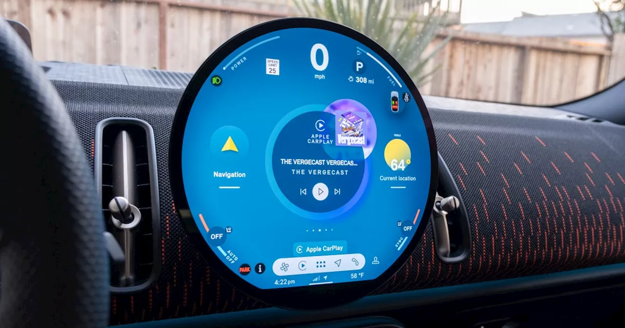Mini’s infotainment system is very charming, but still needs work