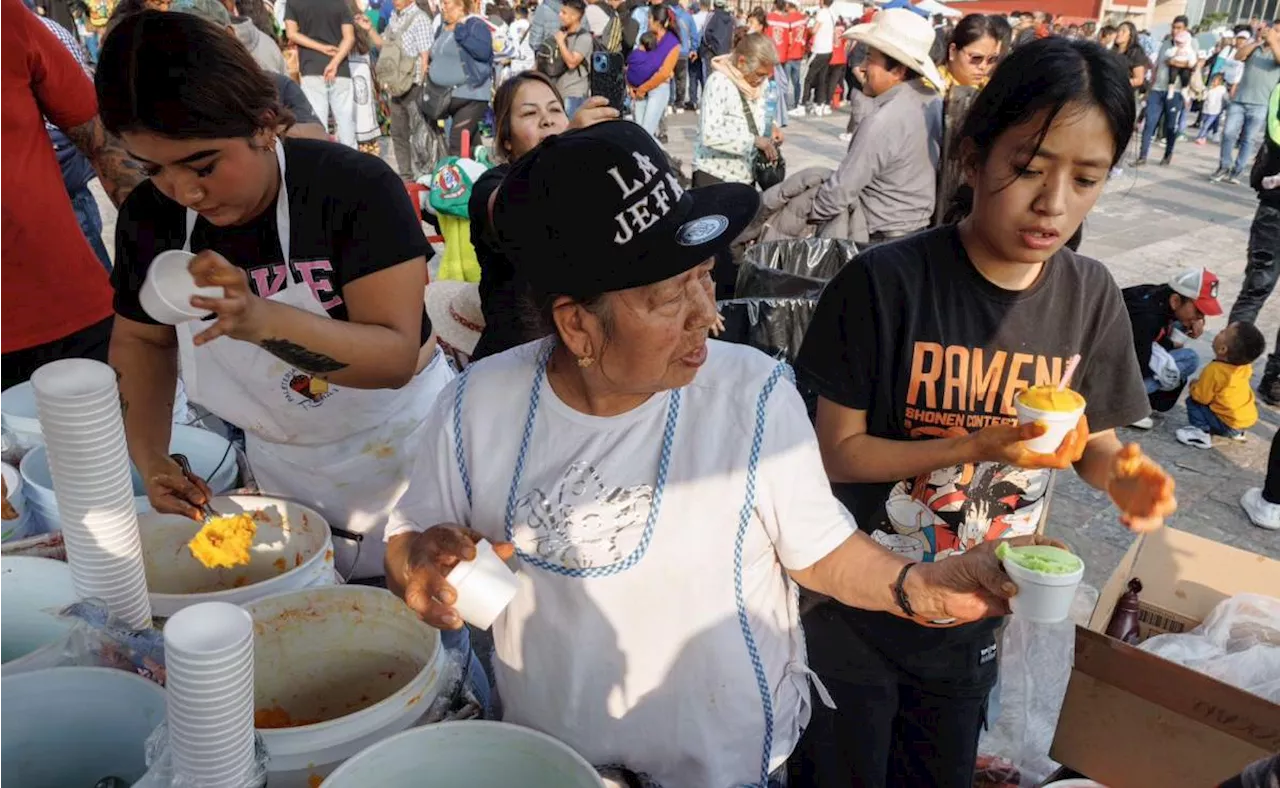 “Le debo mucho a la Virgencita”; fieles de la Guadalupana regalan helados a peregrinos