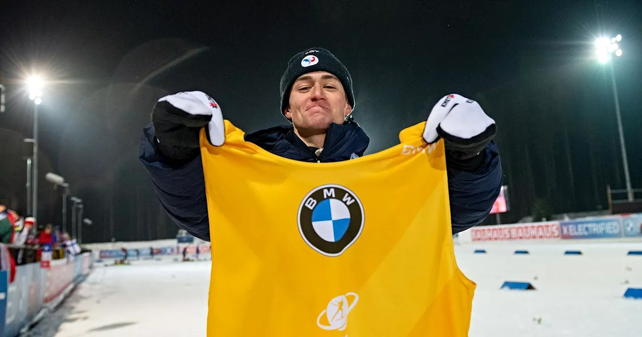 Dossard jaune avant le sprint d'Hochfilzen, Eric Perrot est là pour 'tout gagner' et il ne plaisante qu'à moitié