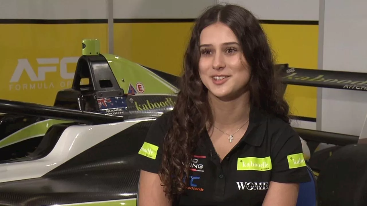 Aussie teen powers towards historic F1 dream, at 240km/h without a drivers licence