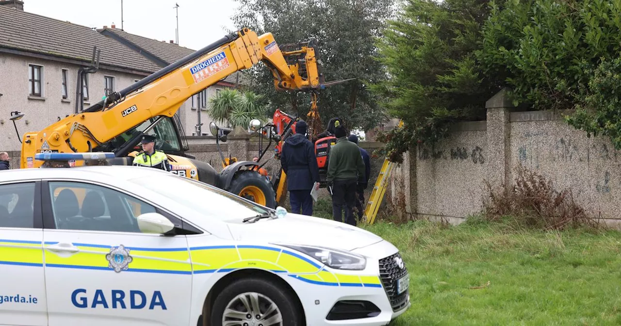 Gardai search for burial site of Kyran Durnin using digger and cadaver dog