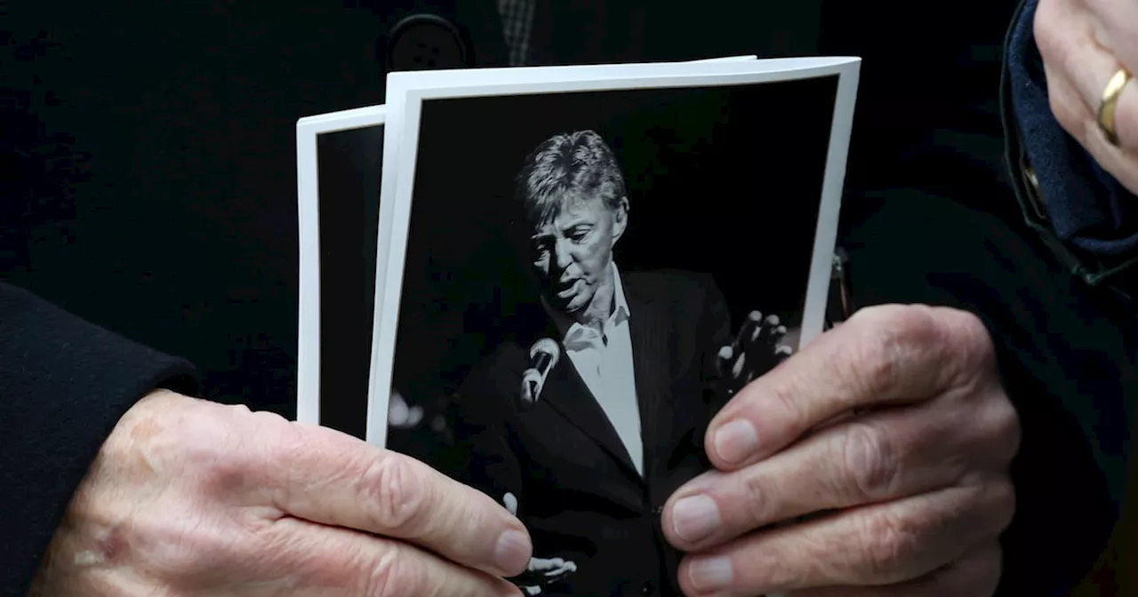 In pictures: Hundreds attend funeral of ‘eternal legend’ Dickie Rock in Dublin