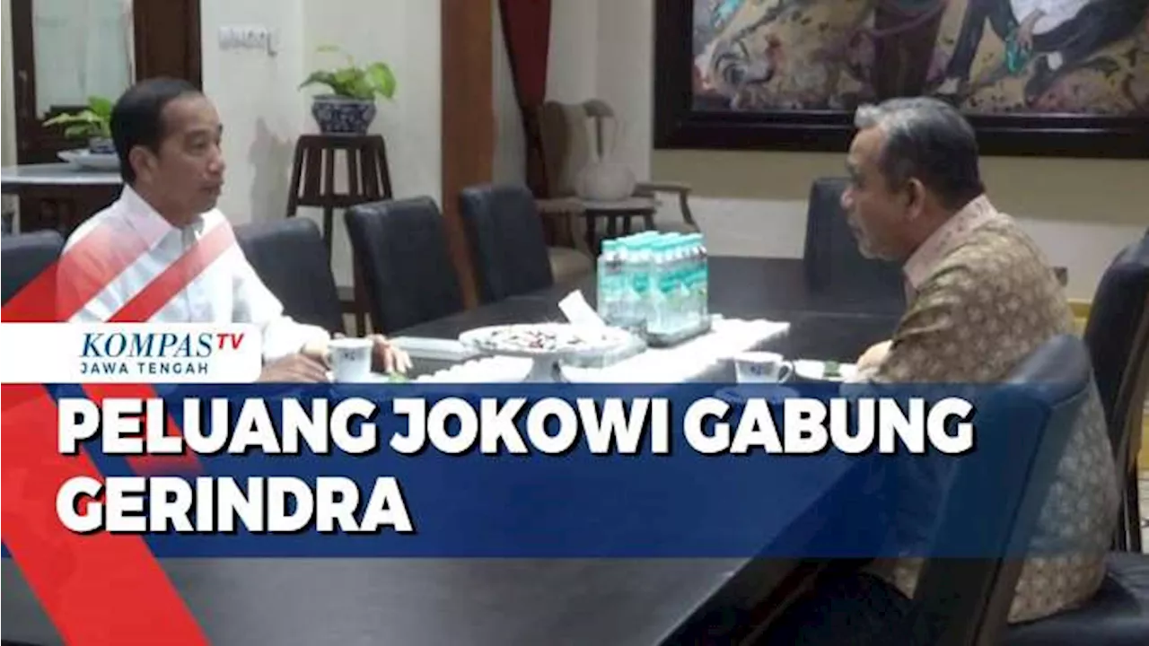 Peluang Joko Widodo Gabung Gerindra