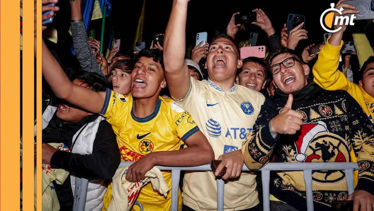 ¡Pasión nacional! Afición del América realiza serenata en Puebla