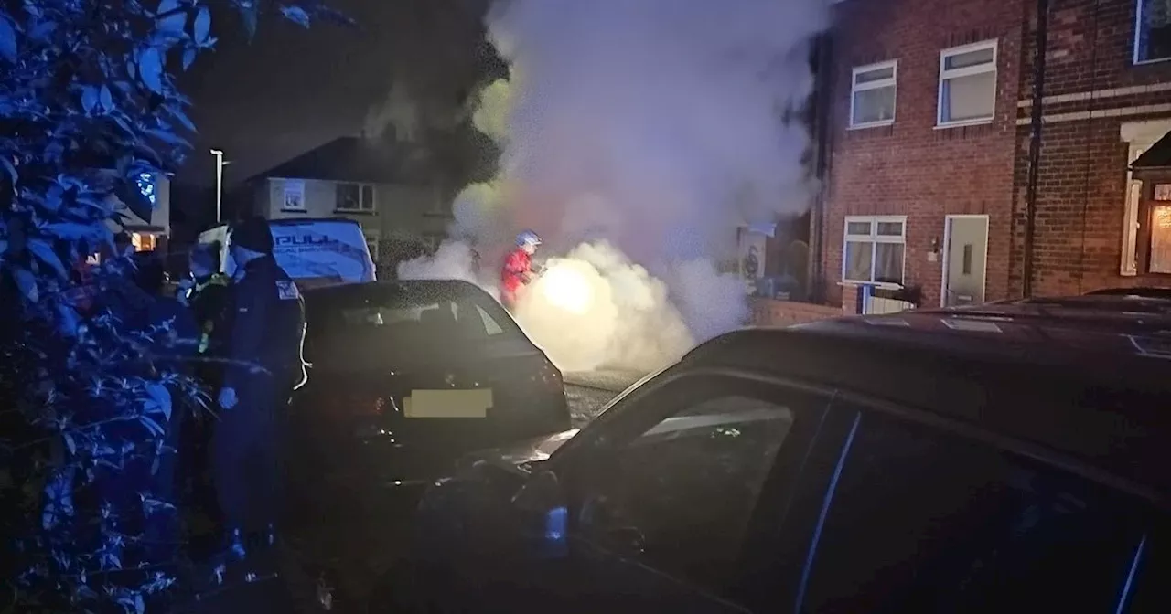 Major police update as vehicles targeted in 'arson' on Greater Manchester street