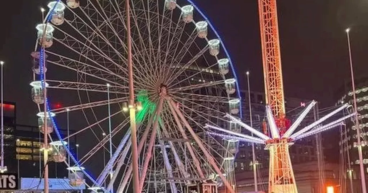 Two people rushed to hospital after fairground ride 'collapses' in Birmingham