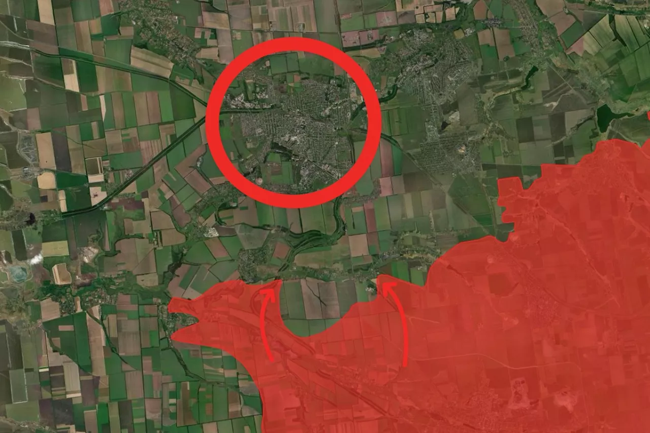 Ukraine War Map Reveals Russians Within Striking Distance of Critical City