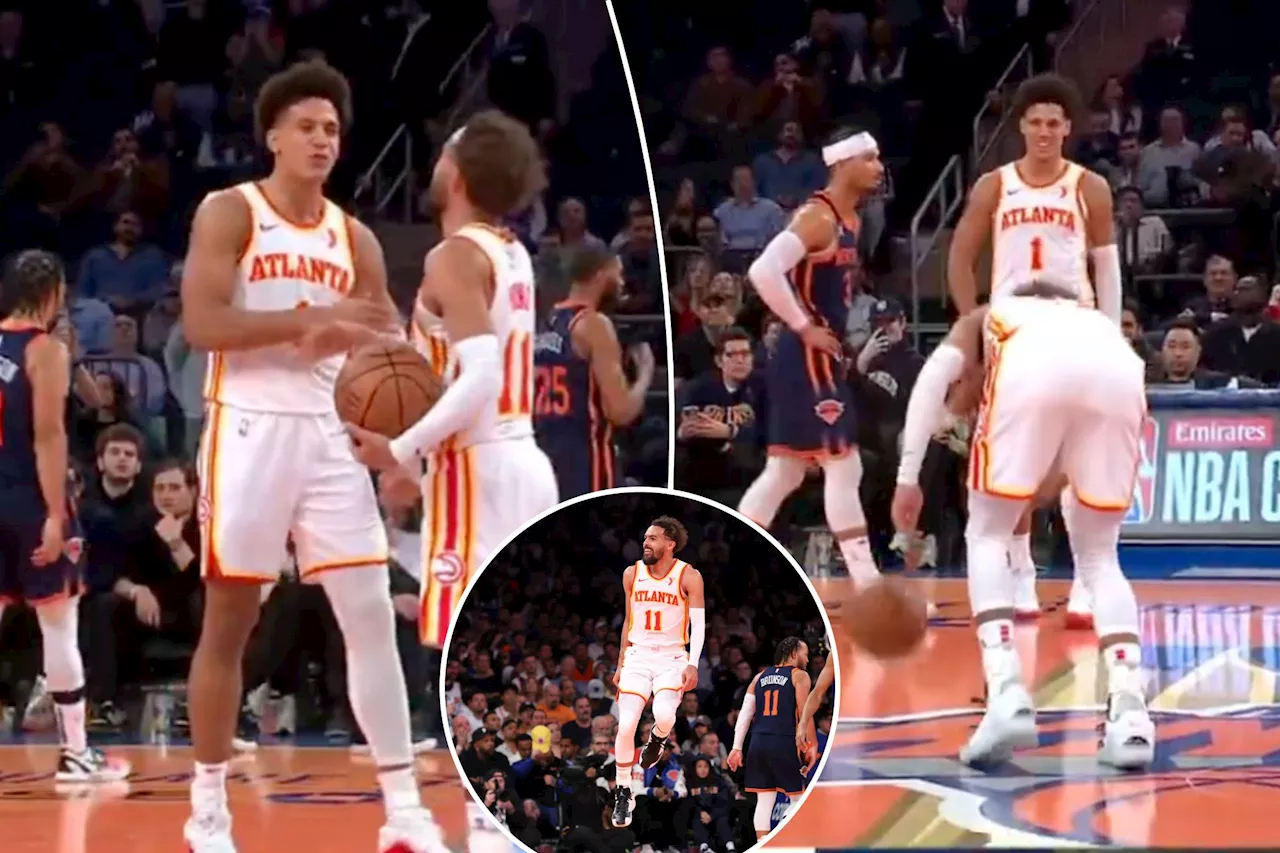 Trae Young brutally trolls Knicks with logo dice roll as he solidifies villain status