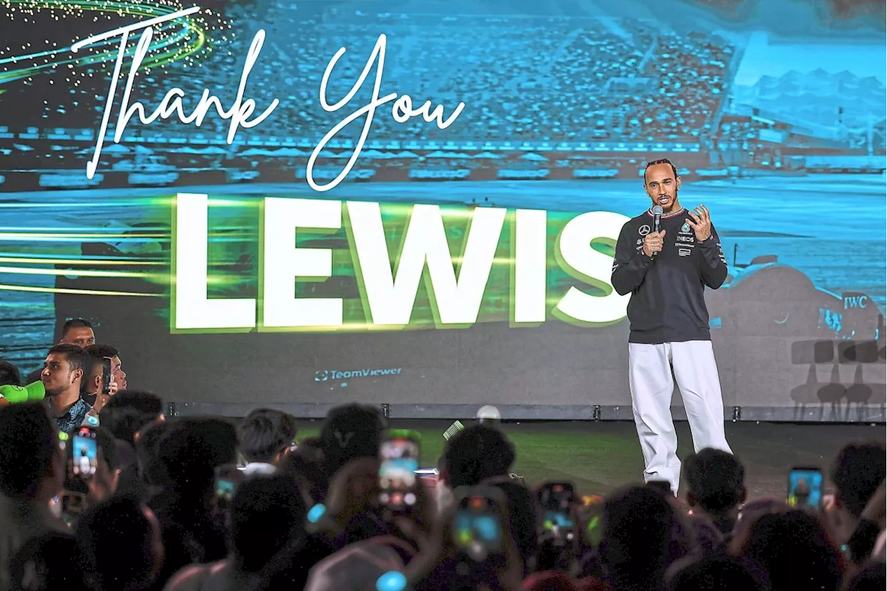 F1 star Lewis appreciates the thrills and spills of a 12-year journey with Petronas