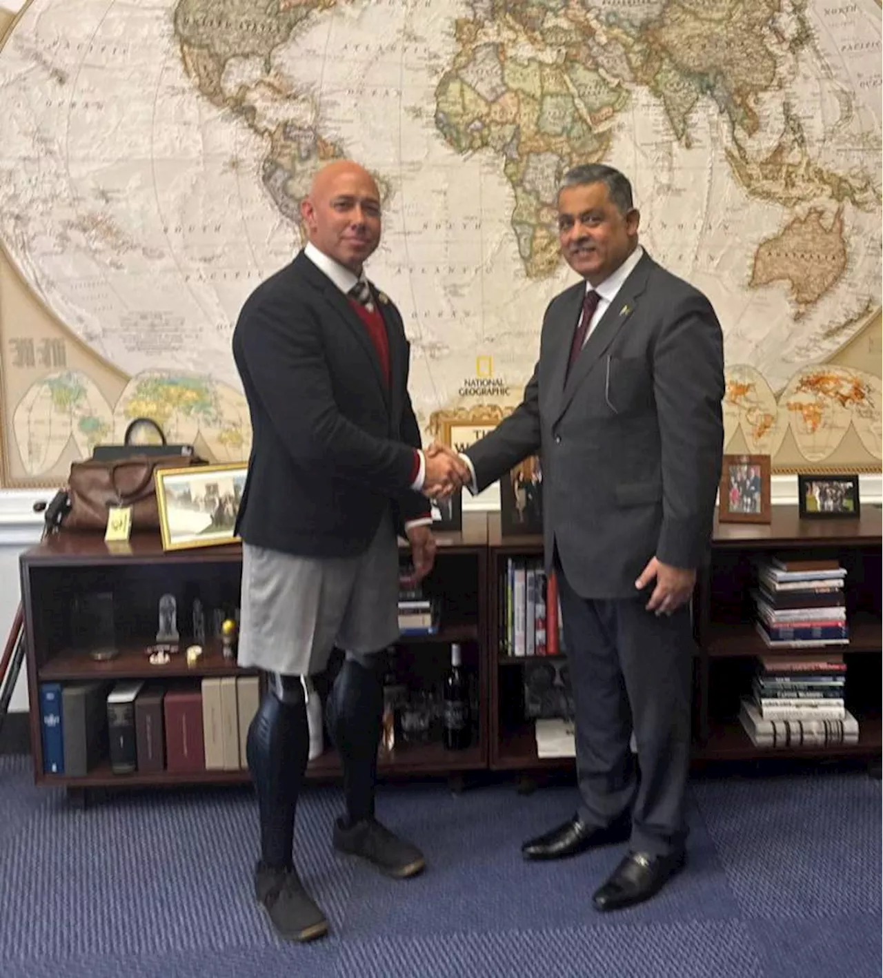 Ambassador Rizwan Saeed Sheikh meets Rep. Brian Mast, new Chairman of the House Foreign Affairs ...