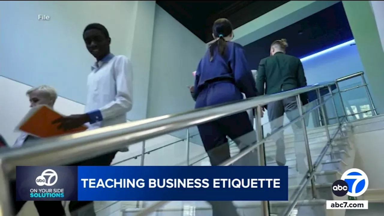 Irvine Valley College students learn dos and don'ts of business etiquette