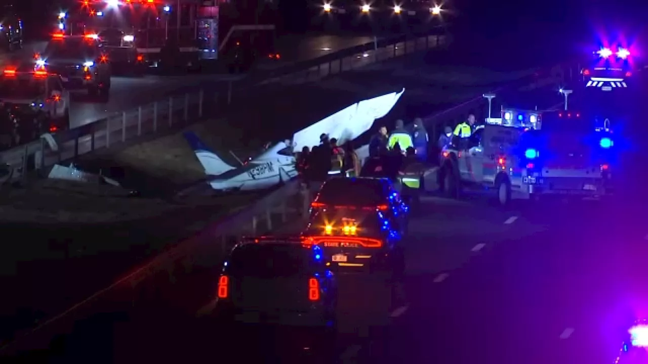 Small plane crashes on highway in Westchester County; 1 dead, 1 injured, state police say