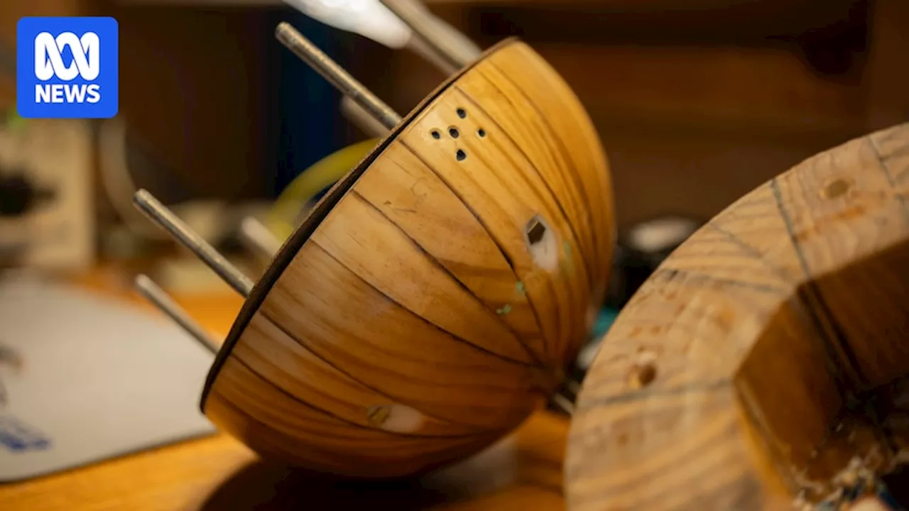 Wooden buoys built in Tasmania set for waters off Antarctica in bid to reduce ocean pollution