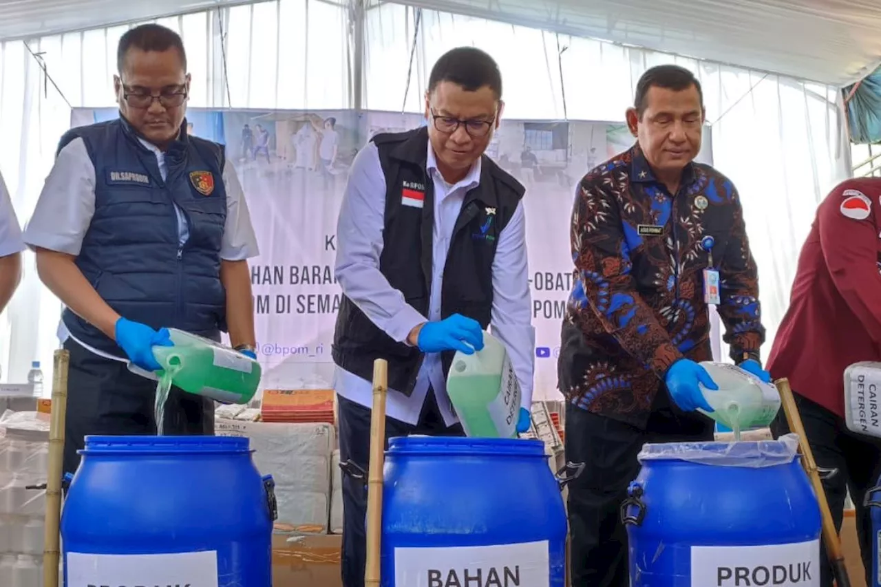 BPOM musnahkan bahan obat berbahaya bernilai ratusan miliar