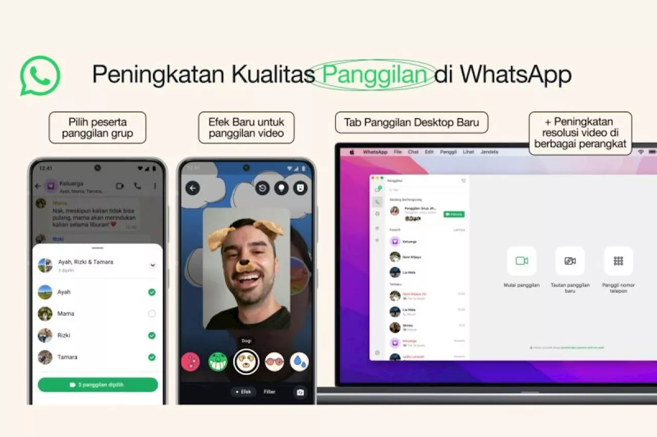 WhatsApp tingkatkan fitur Panggilan jelang libur akhir tahun