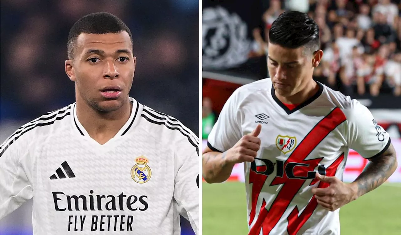 Real Madrid tomó decisión con Mbappé: atento está James Rodríguez