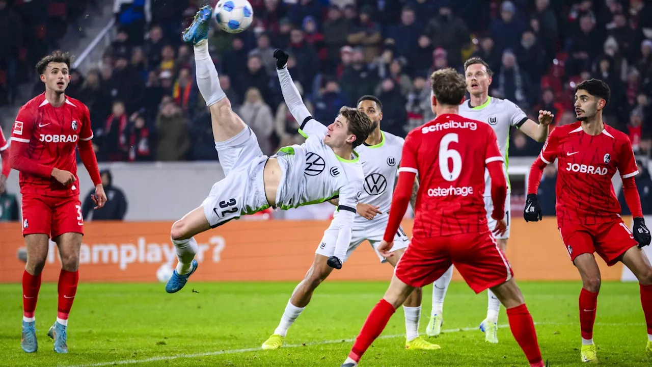 Freiburg survives late onslaught to beat Wolfsburg in Bundesliga thriller