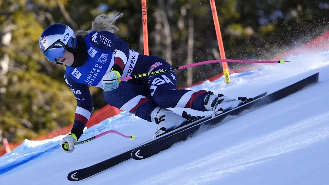 Lindsey Vonn to enter World Cup ski races next weekend in Switzerland at age 40