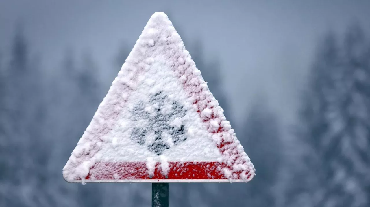 Kältewelle bringt Schnee und glatte Straßen am Wochenende nach Bayern