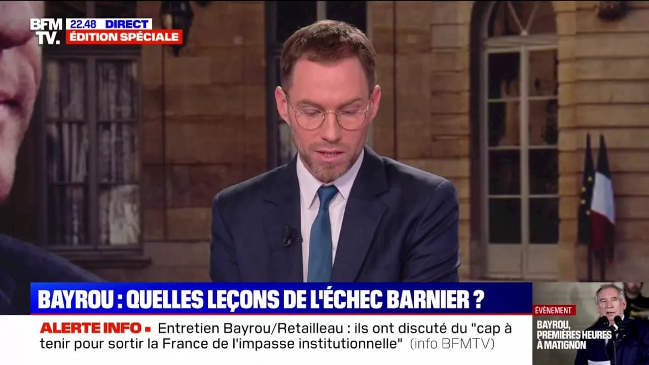 François Bayrou et Bruno Retailleau ont discuté du 'cap à tenir pour sortir la France de l'impasse institutionnelle', selon l'entourage du ministre de l'Intérieur démissionnaire