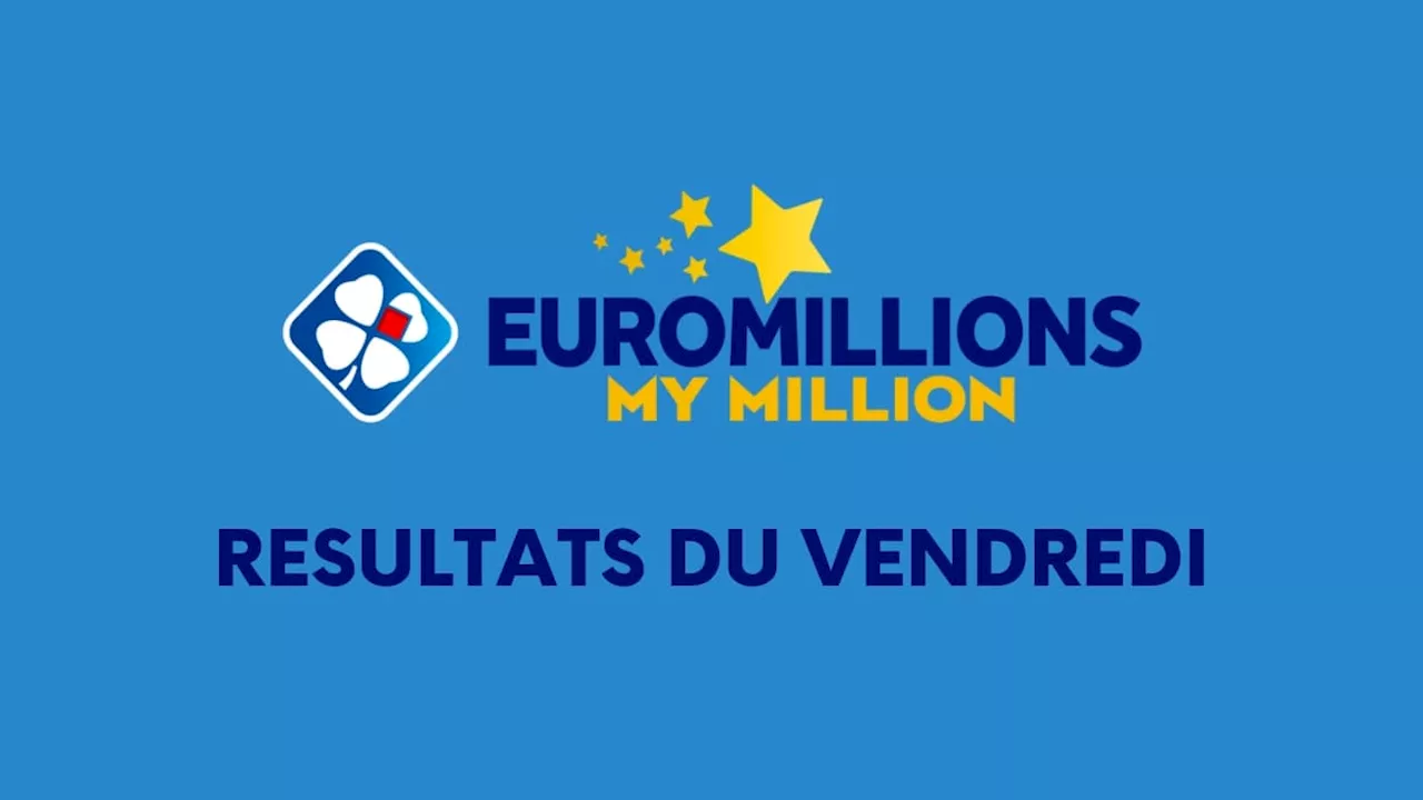 Voici les résultats du tirage de l’EuroMillions de la FDJ du vendredi 13 décembre 2024