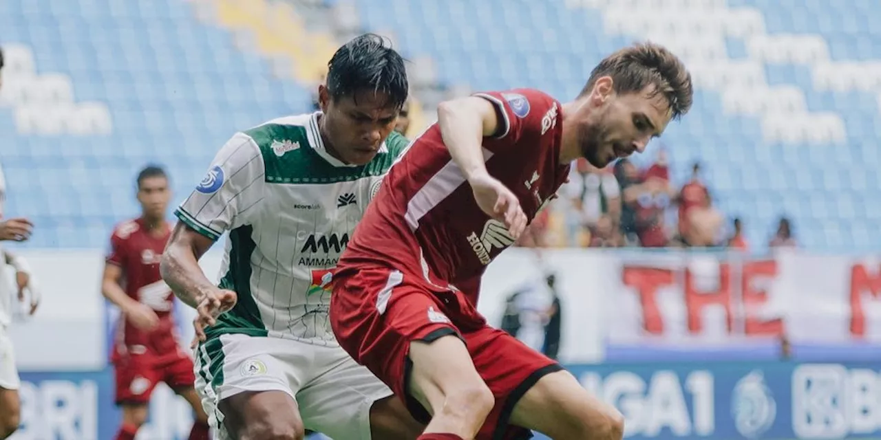 Hasil BRI Liga 1 2024/2025, PSM Makassar vs PSS Sleman: Skor 1-1