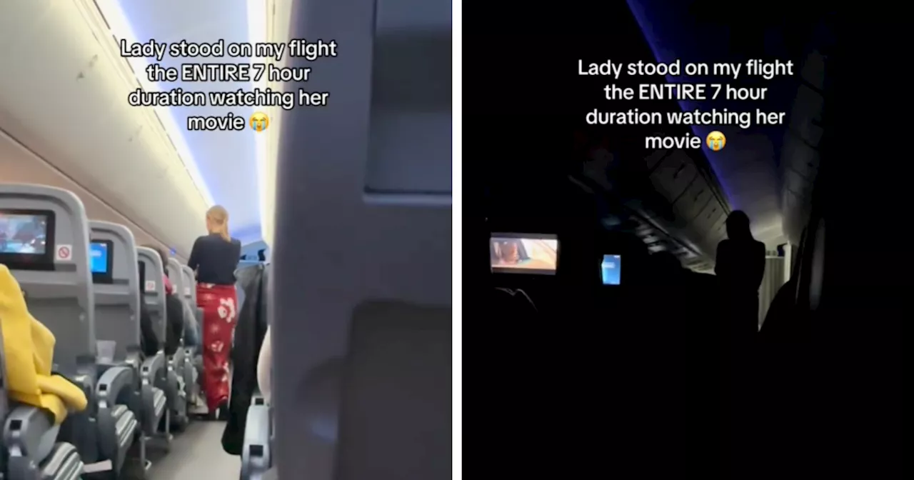 Passenger Sparks Heated Debate After Standing For Entire Seven-Hour Flight: “Health Queen”