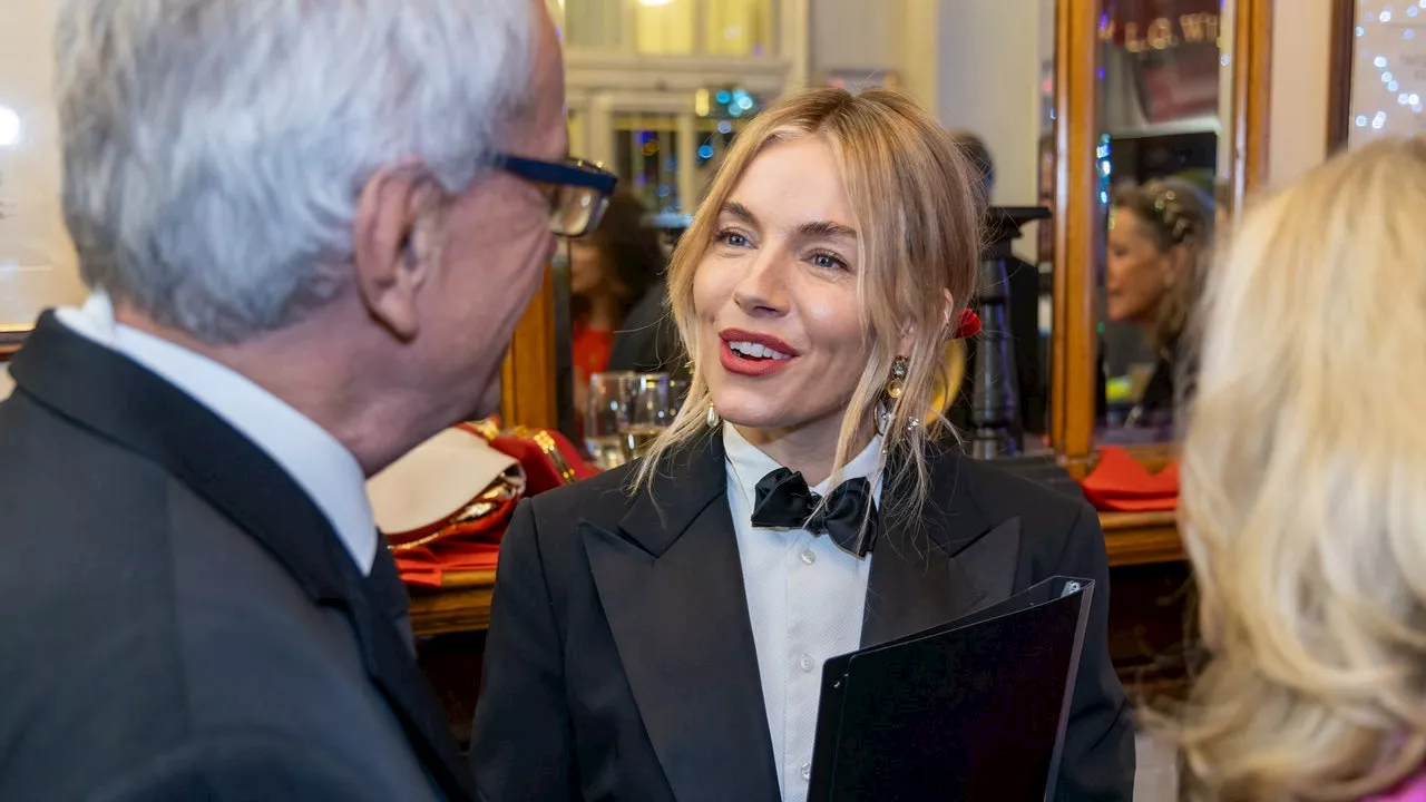 Sienna Miller Is Party Season’s Best-Dressed Scrooge