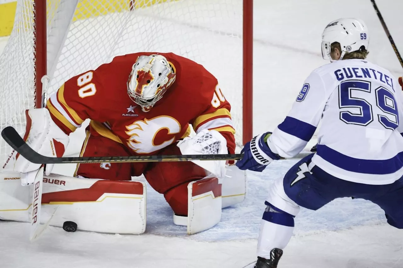 Kucherov's six points, Guentzel hat trick leads Lightning to 8-3 romp over Flames