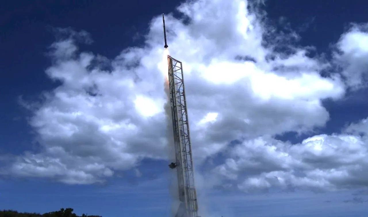 South African Space Agency tests new rocket gantry in Western Cape