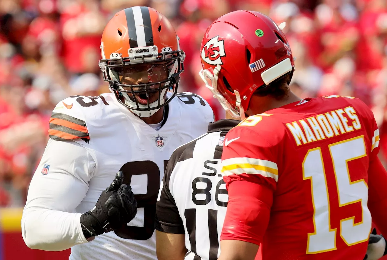 What it would mean to Myles Garrett to get his 100th career sack against Patrick Mahomes