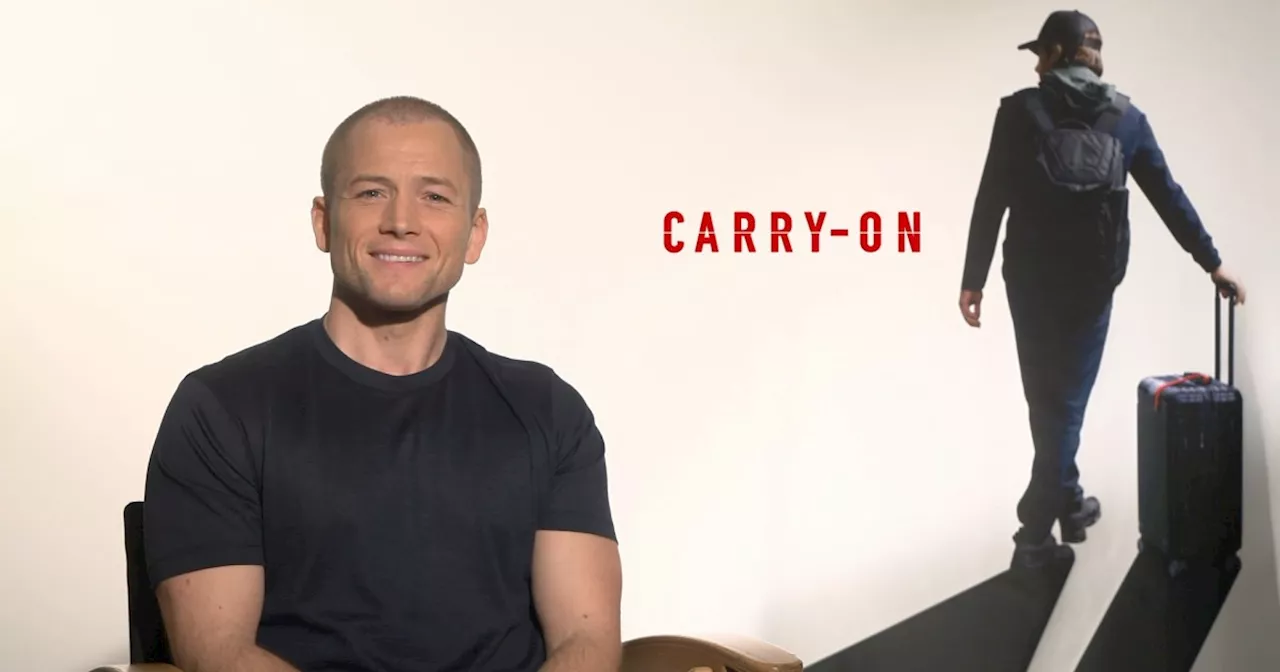 Carry-On Interview: Taron Egerton on Filming in an Actual Airport for Netflix Thriller