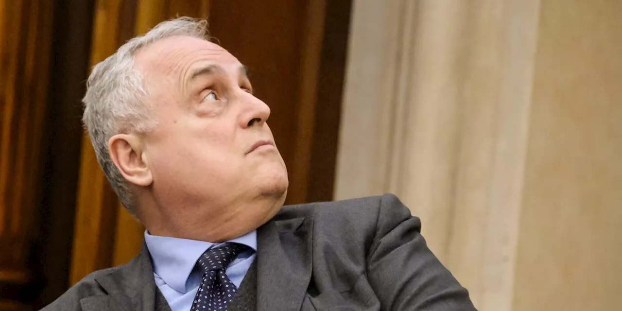 Lazio, Lotito da Gualtieri per presentare il 'nuovo' Flaminio: 'Speriamo che...'