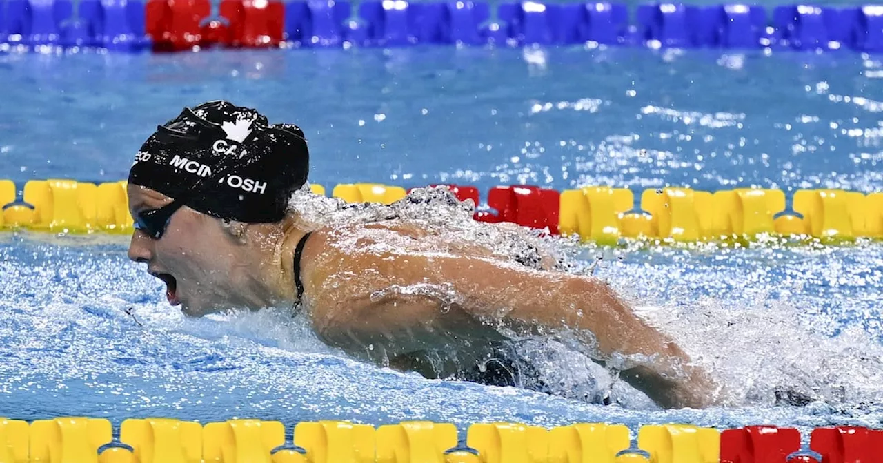 Toronto's Summer McIntosh sets another record at short-course championships