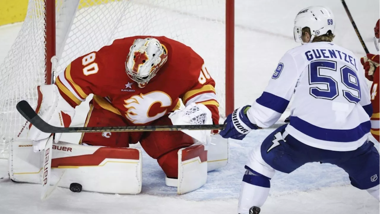 Kucherov's six points, Guentzel hat trick leads Lightning to 8-3 romp over Flames