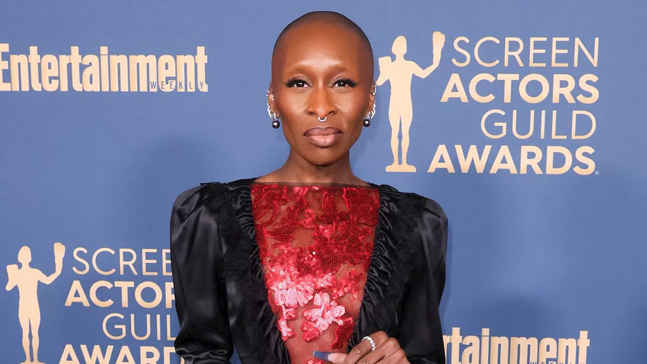 Cynthia Erivo and Zoe Saldana dazzle in black dresses at SAG Awards Season Celebration