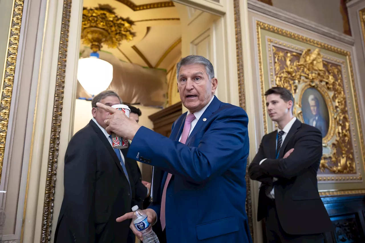 Manchin hands parting gifts to Trump and Biden ahead of Senate retirement