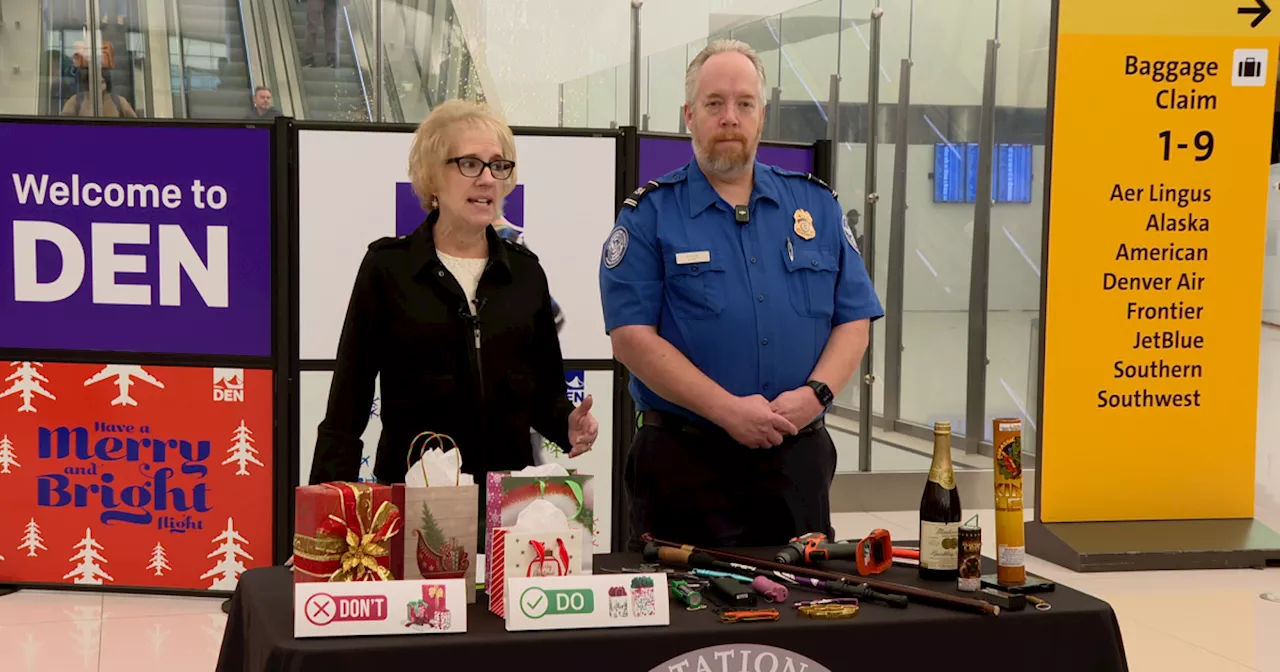 TSA shares security tips ahead of end-of-year travel rush at Denver International Airport