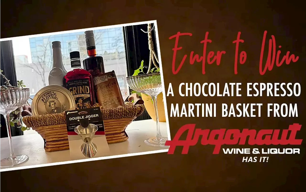 Enter to Win a Chocolate Espresso Martini Basket from Argonaut Wine & Liquor!