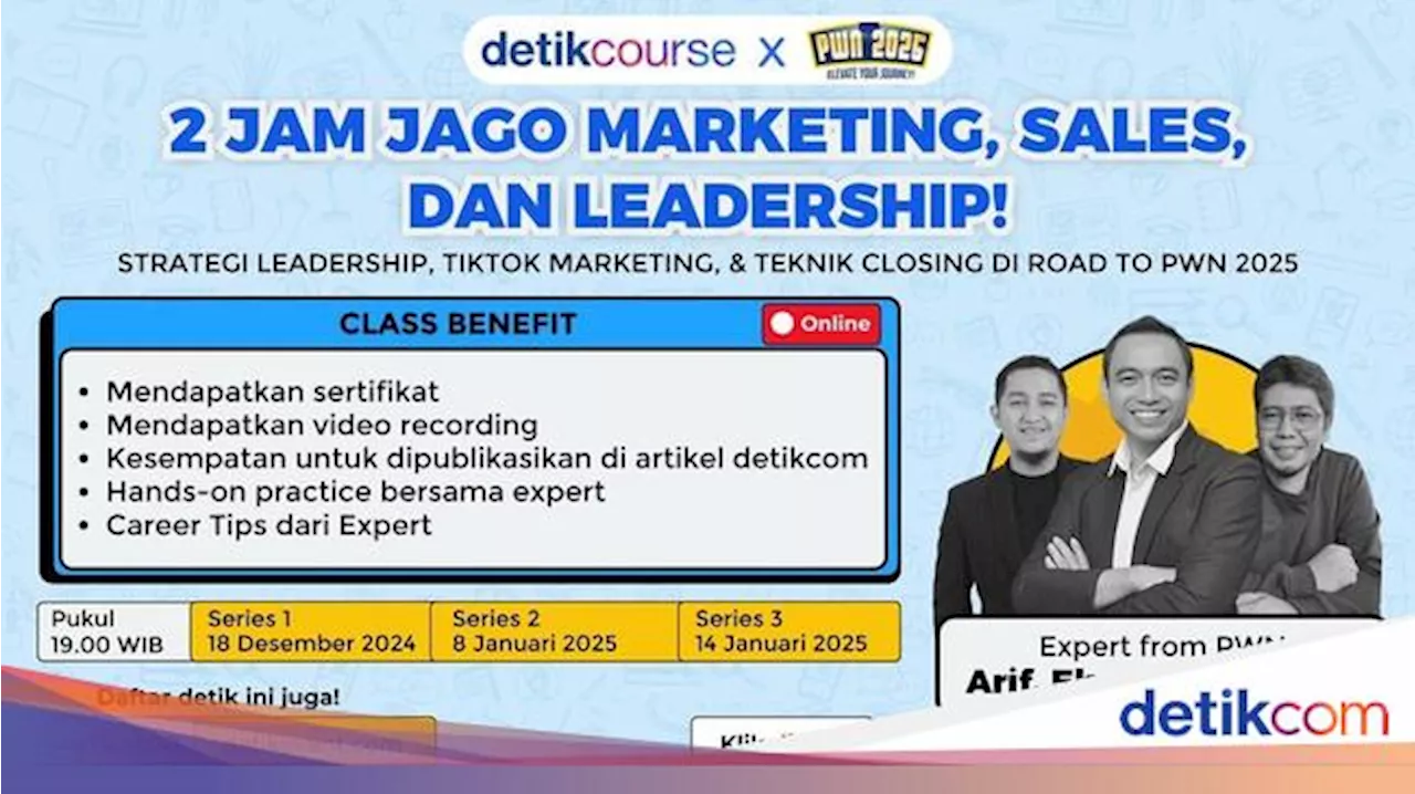 2 Jam Kuasi Marketing, Sales, dan Leadership dalam Rangka Road to PWN 2025