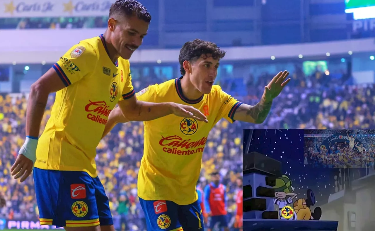 América se lleva la Final de Ida ante los Rayados de Monterrey; también los mejores MEMES