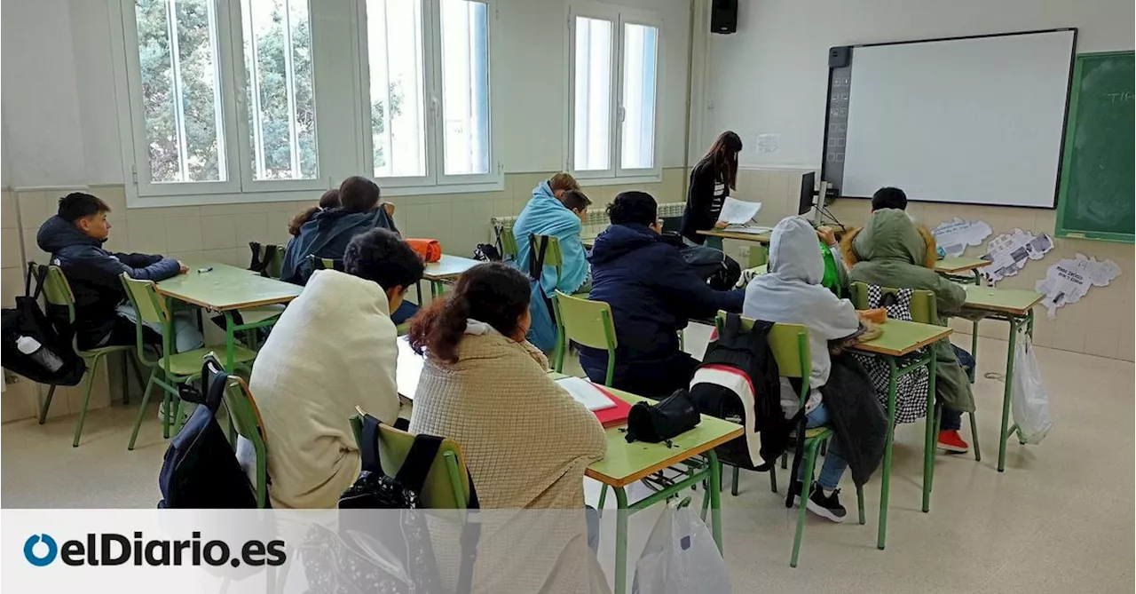 En clase a 12 grados: un instituto de Getafe sufre la falta de calefacción en pleno invierno