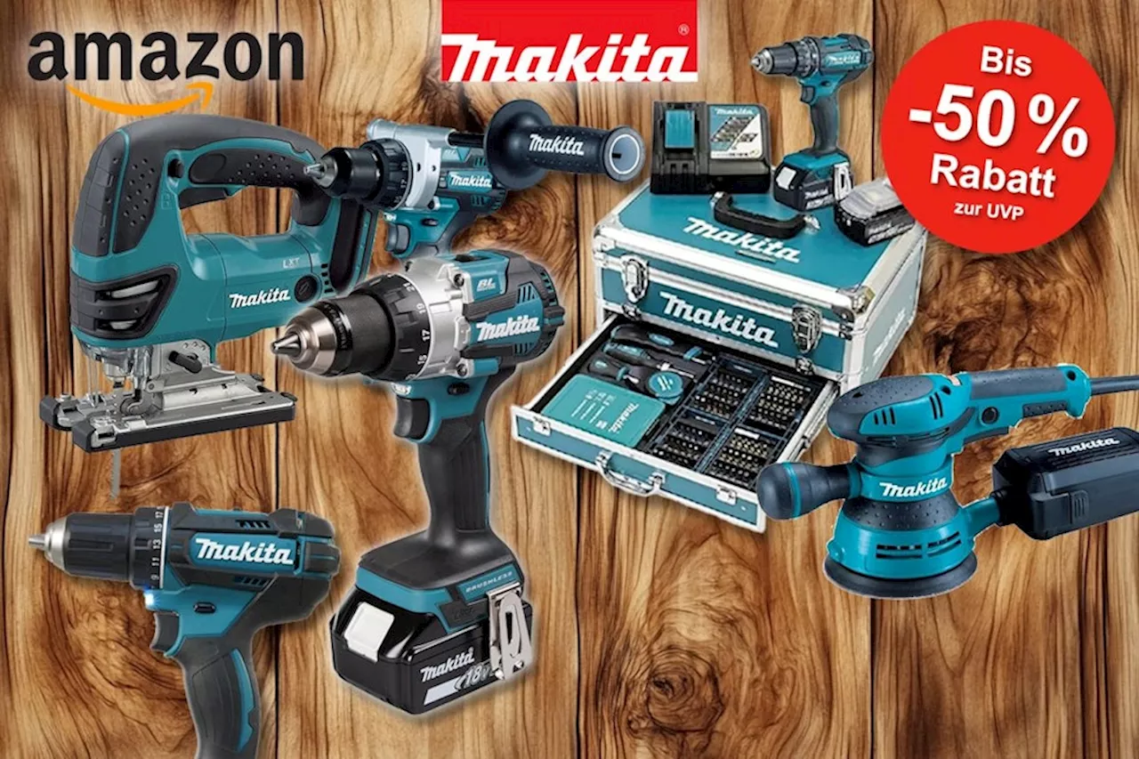 Mega Rabatte auf Makita Werkzeug in Amazon Angeboten: Jetzt bis zu 50% Rabatt auf das beliebte