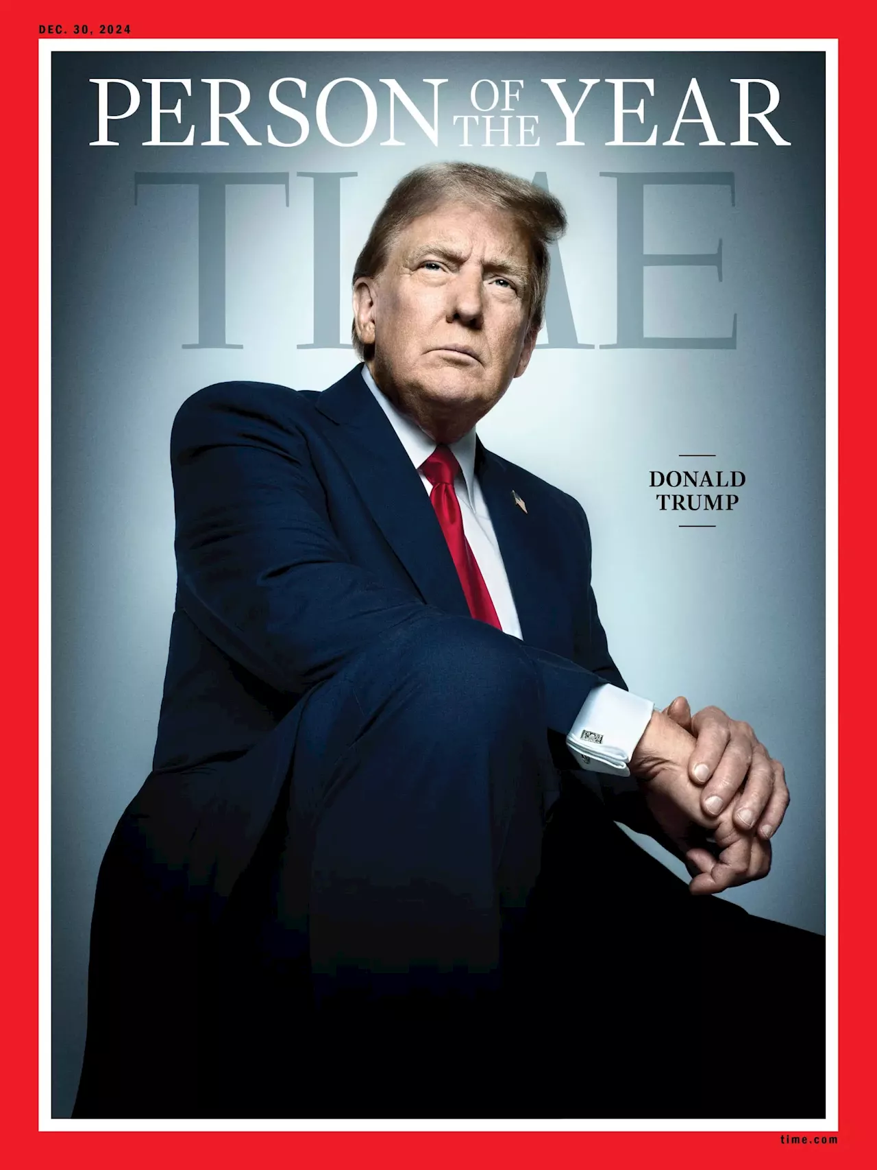 Donald Trump är årets person. Enligt Time Magazine.