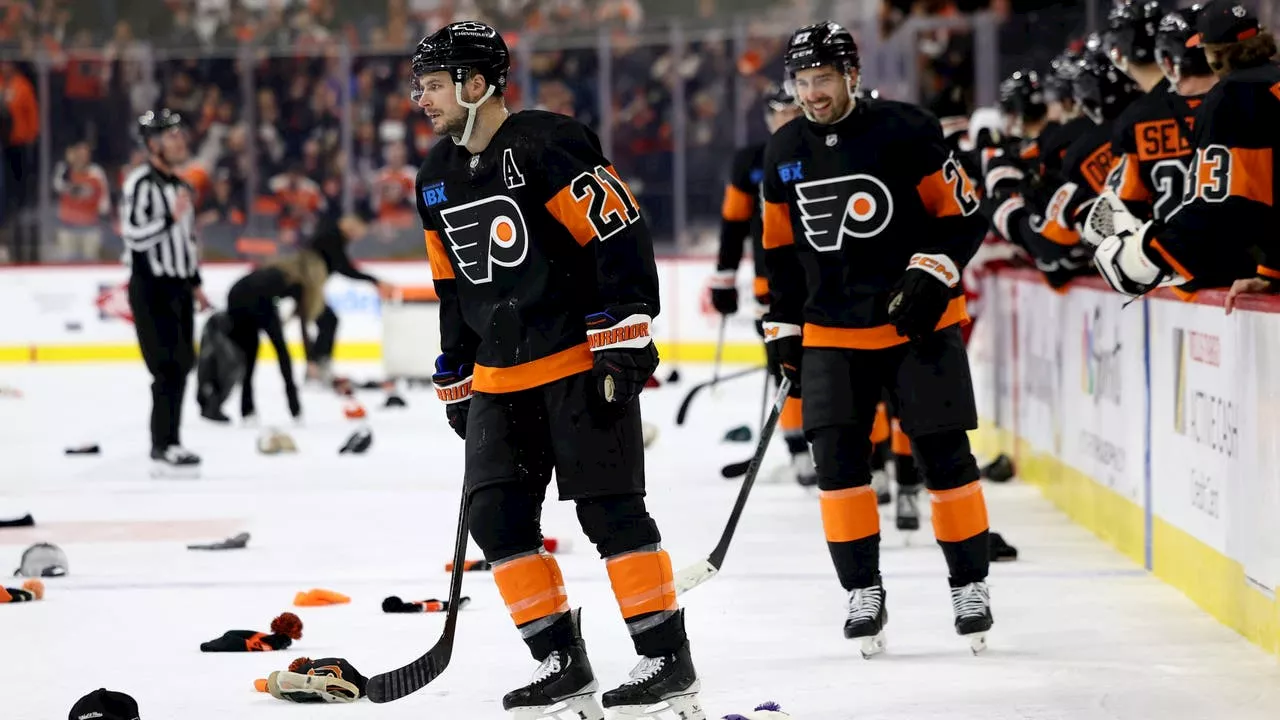 Scott Laughton ties Flyers franchise record with 4-goal game