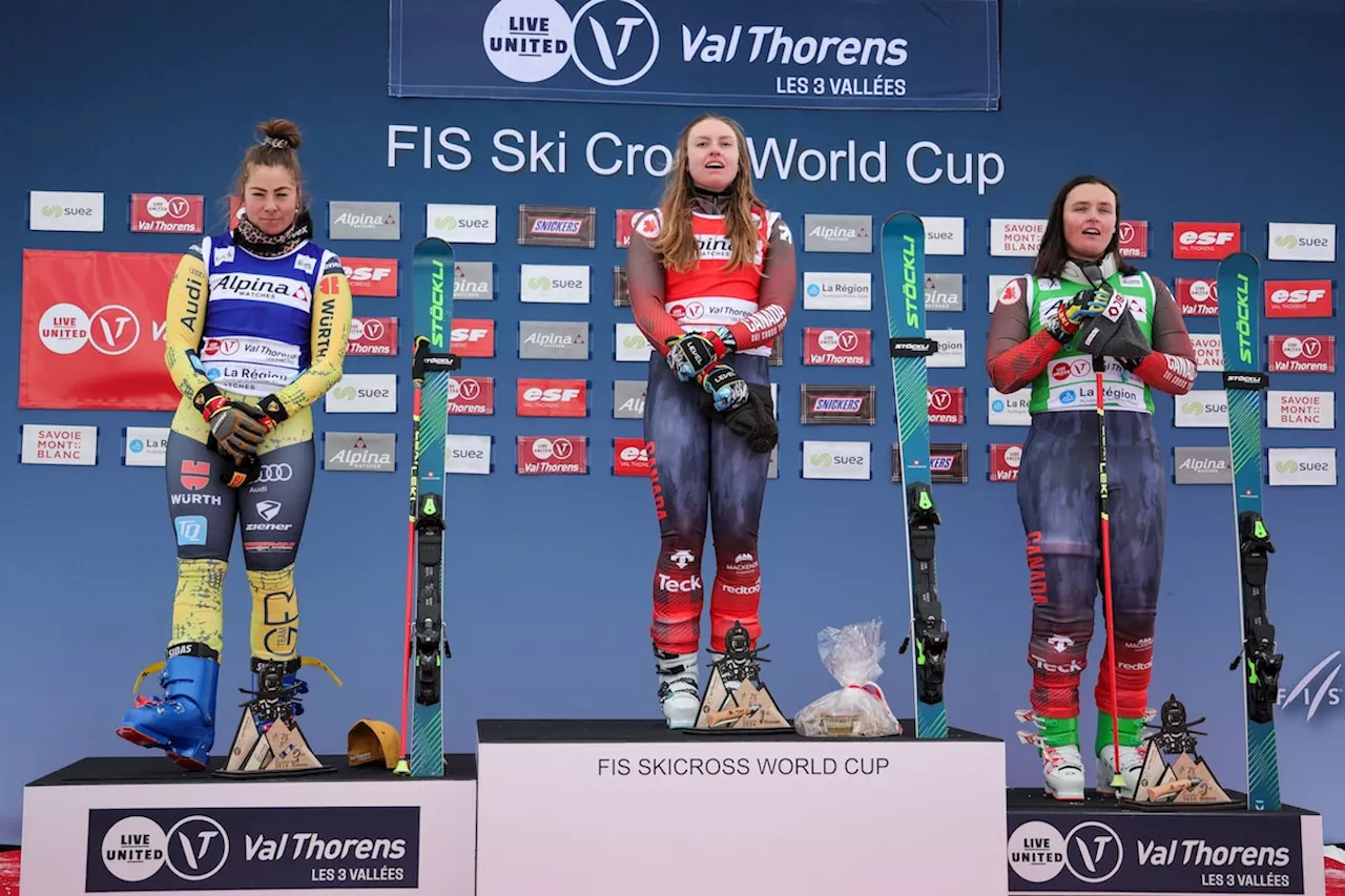 Canada’s Sherret captures gold at ski cross World Cup, Thompson and Drury win bronze