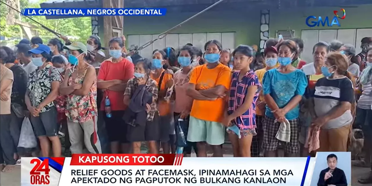 8,000 individuals affected by Kanlaon Volcano's eruption in Negros Occidental receive aid from GMA Kapuso Foundation